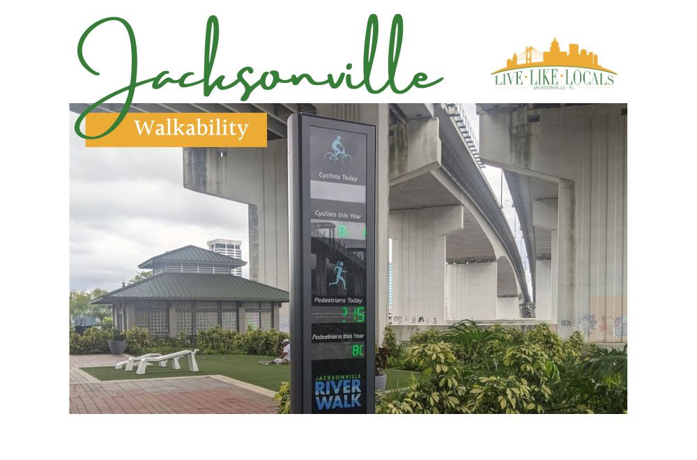 Walkability in Jacksonville Florida